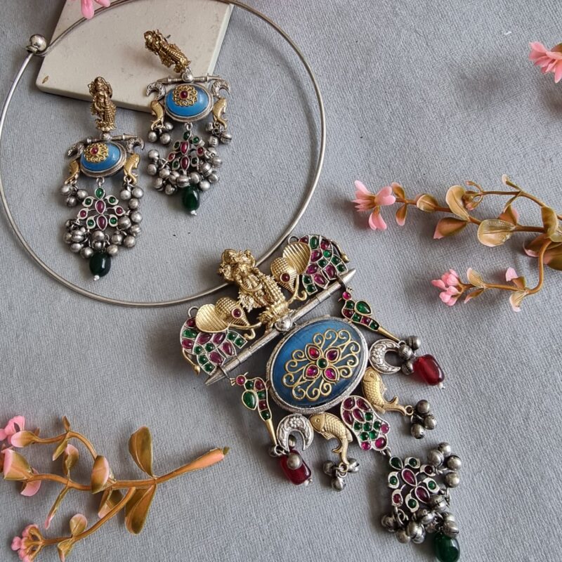 German silver kante neckset - Image 2