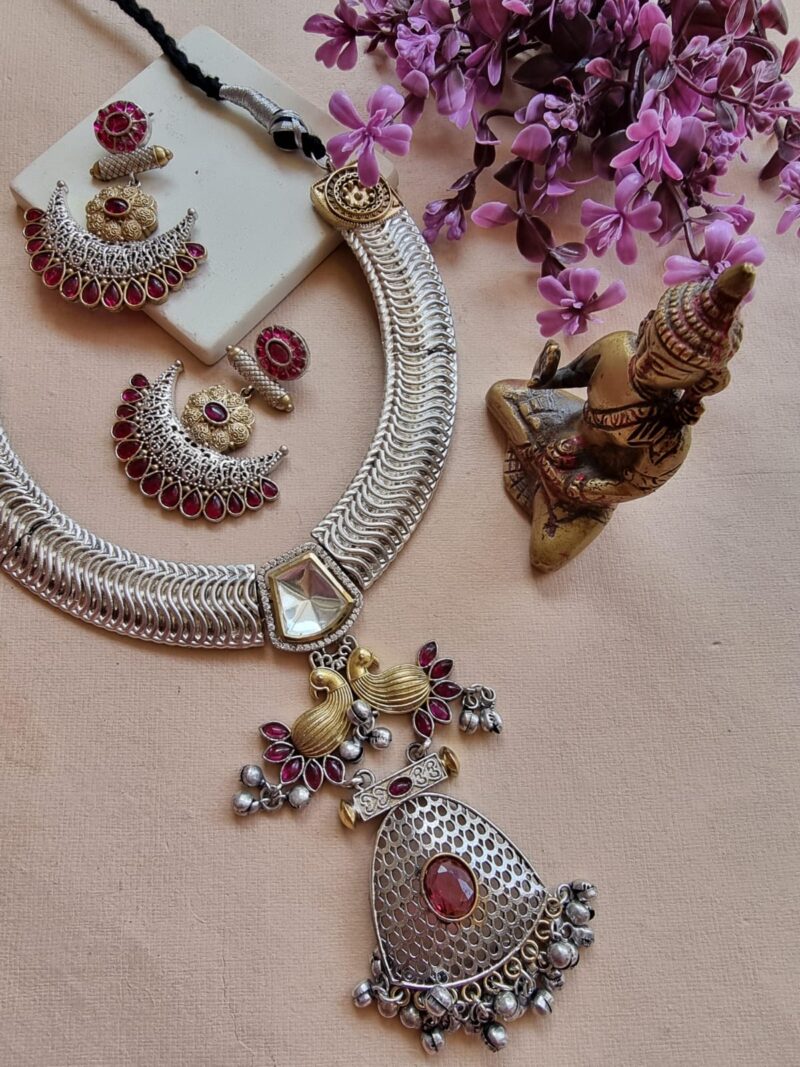 German silver necklace