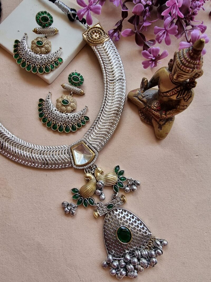 German silver necklace - Image 3