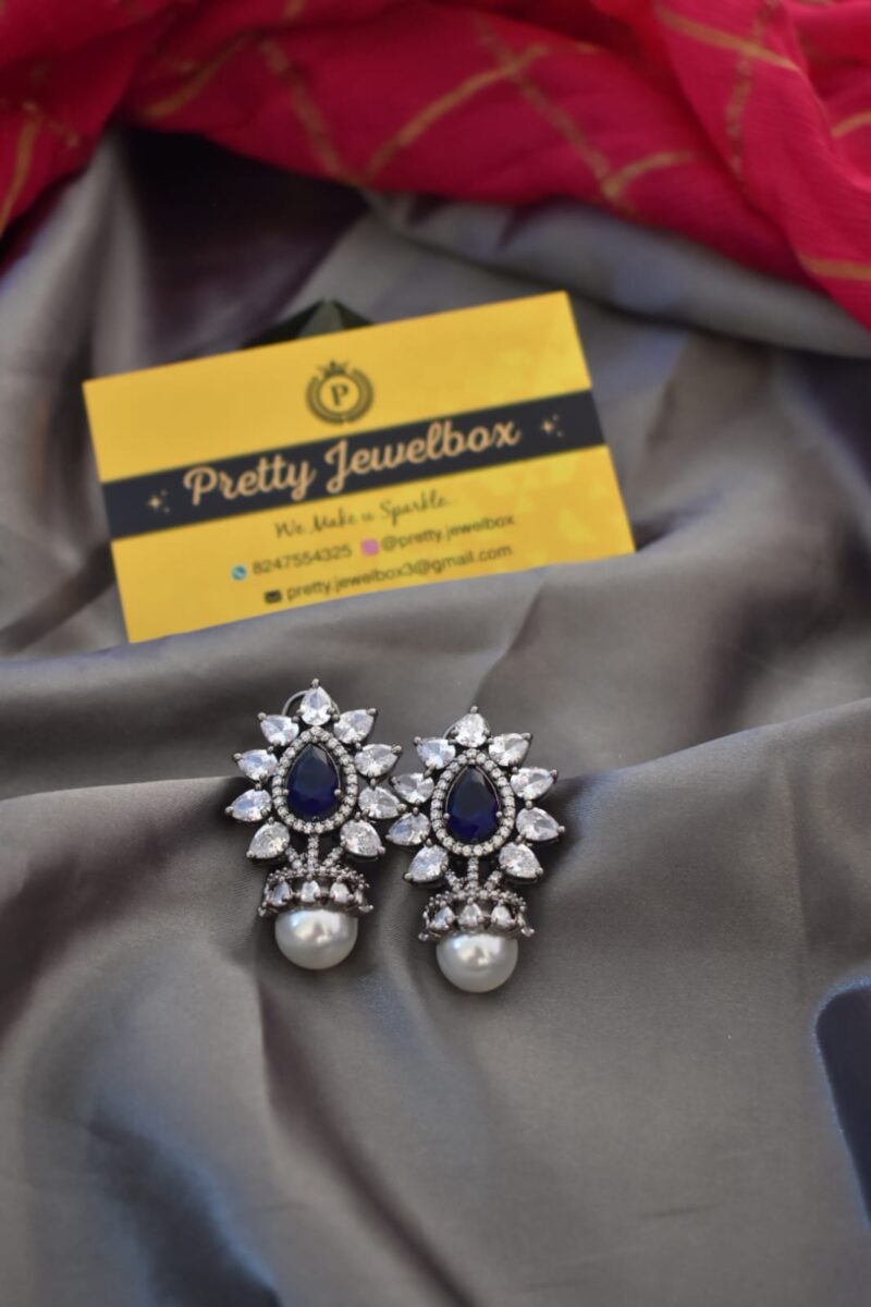 Zircon stone earrings - Image 8